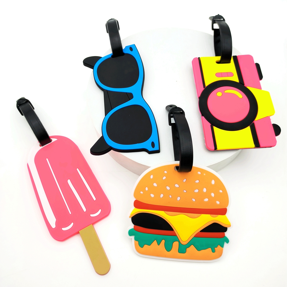 Travel Accessories List - 1pc Hamburg ice cream luggage tag,
