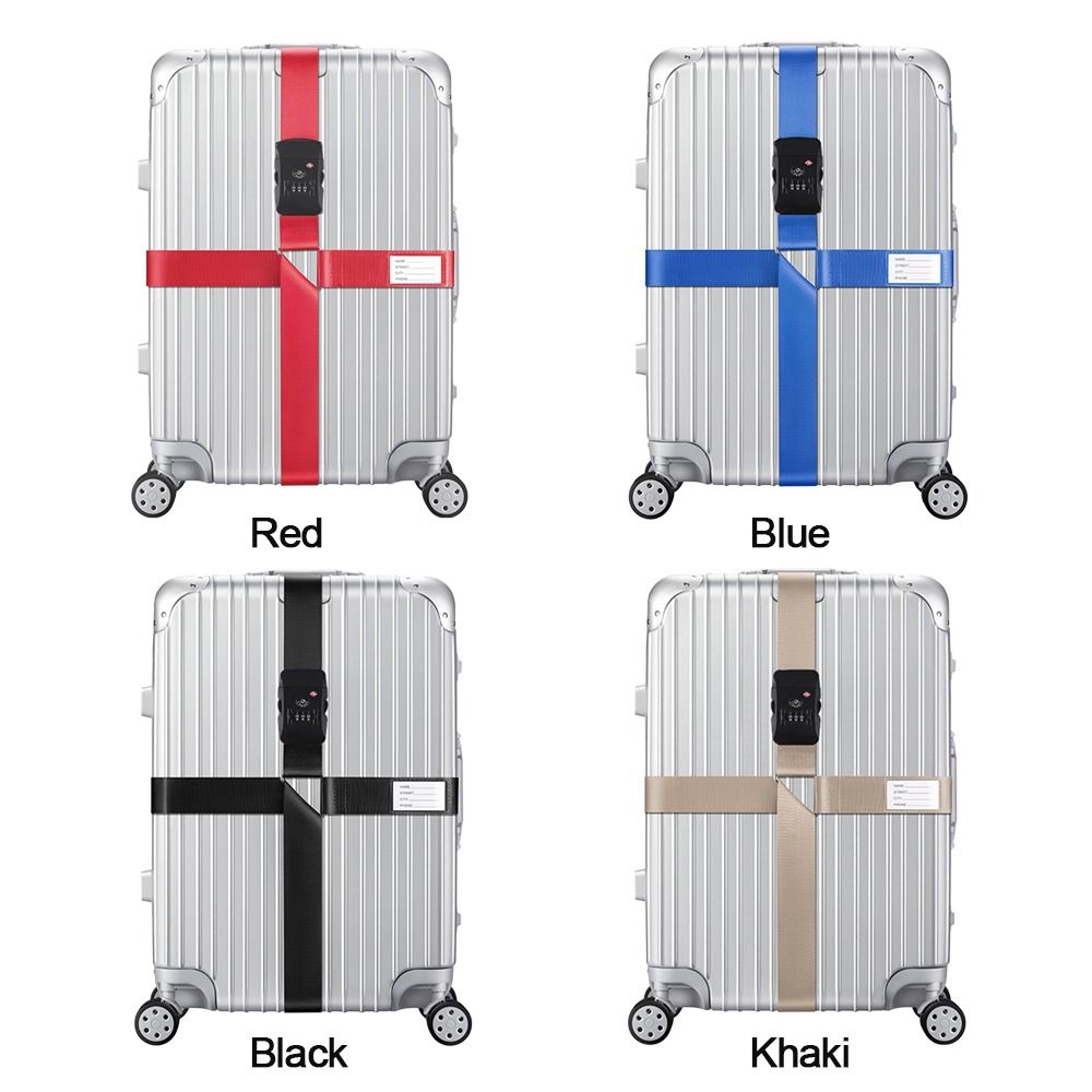 Adjustable Travel Suitcase Ban - Travel Lock Tsa Approved ulasan dan harga
