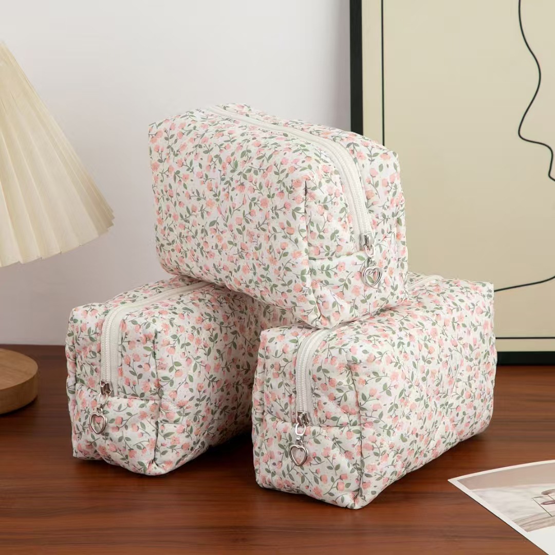 Storage Organizer Floral Women - Travel Accessories Pouch For Women ulasan dan harga