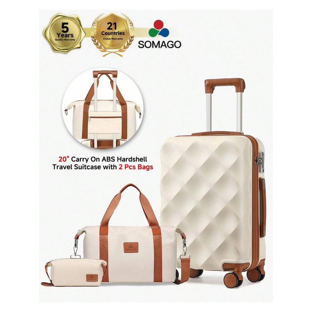 Hardshell Lightweight ABS 20 I - Travel Lock Tsa Approved ulasan dan harga