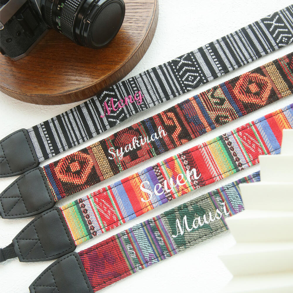 Custom Name Ethnic Woven Camer - Travel Accessories Hong Kong ulasan dan harga