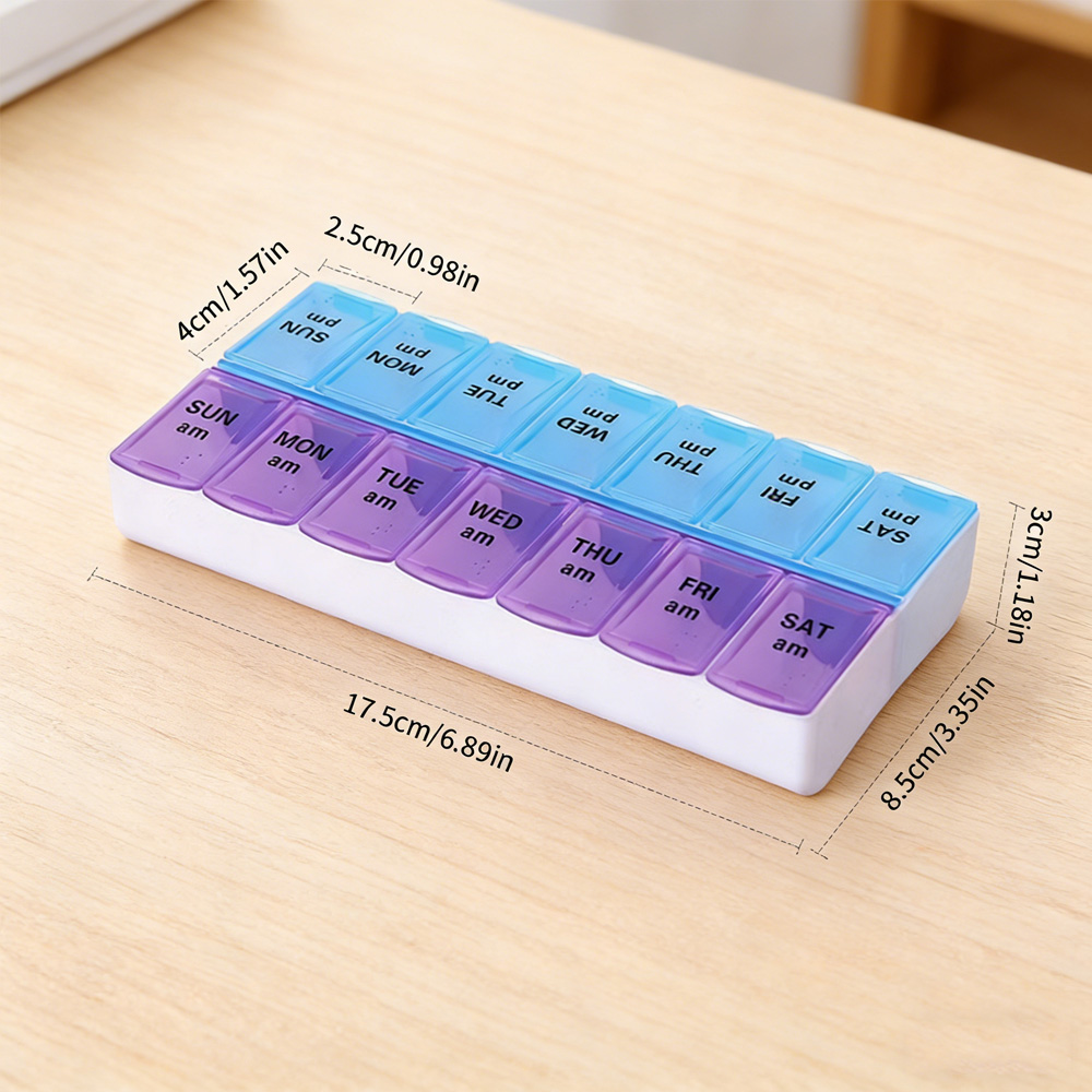 14 Compartments Independent Pi - Travel Accessories Box ulasan dan harga
