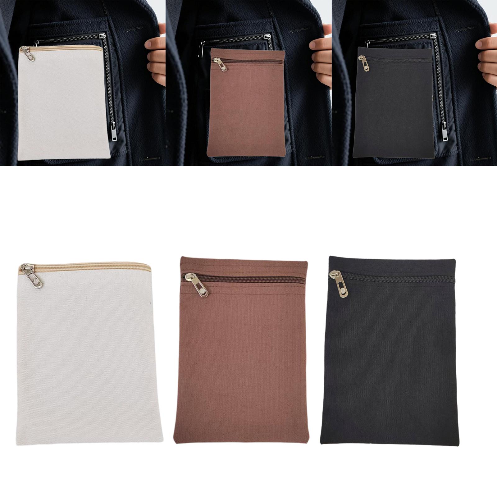 Canvas Inside Pocket Zipper Gu - Travel Accessories Guide ulasan dan harga
