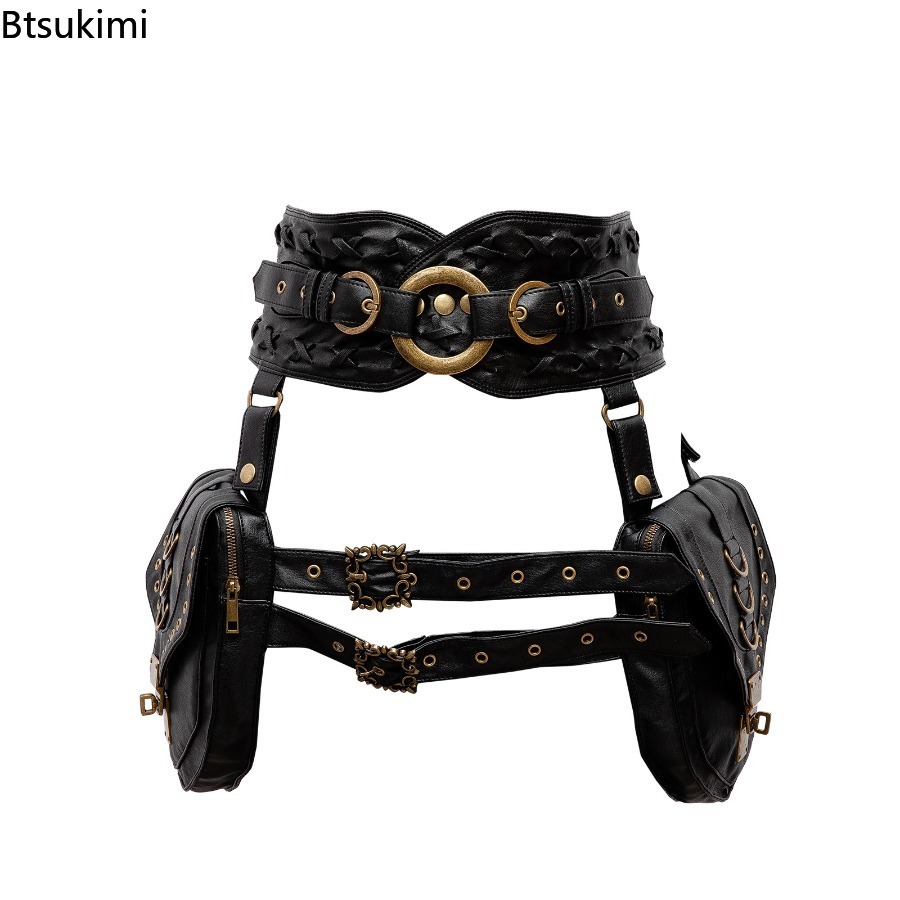 Retro Steampunk Utility Waist  - Travel Accessories Hip Belt ulasan dan harga