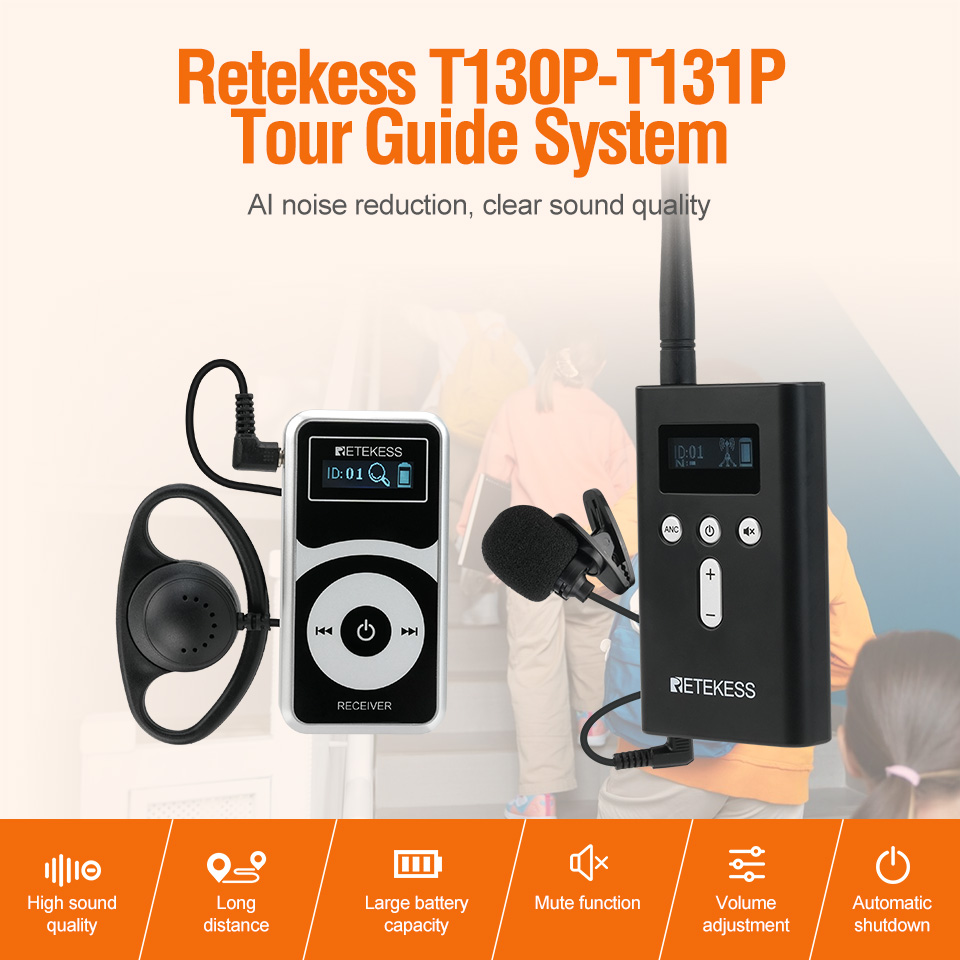 RETEKESS T130P T131P Tour Guid - Travel Accessories Guide ulasan dan harga