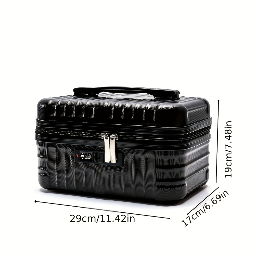 Portable Cosmetic Suitcase Bag - Travel Lock Tsa Approved ulasan dan harga