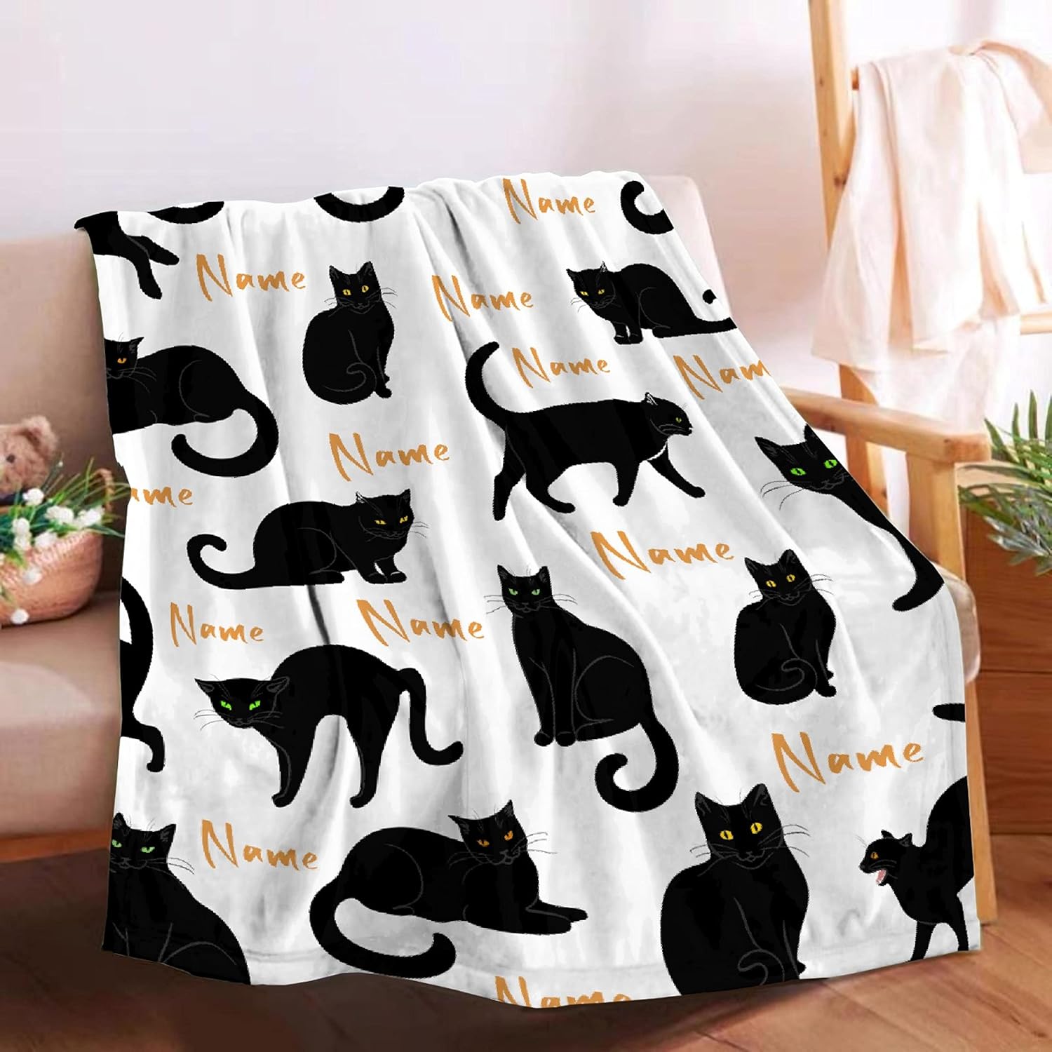 Cute Cat Print Throw Blanket P - Travel Accessories Ideas ulasan dan harga
