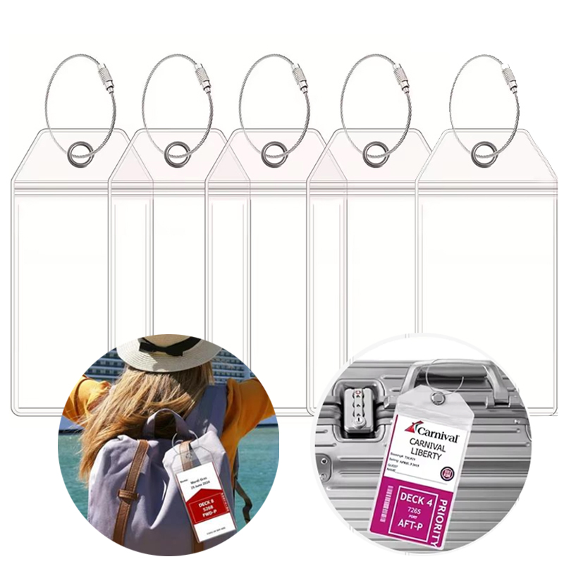 5Pcs Transparent Cruise Luggag - Travel Accessories List ulasan dan harga