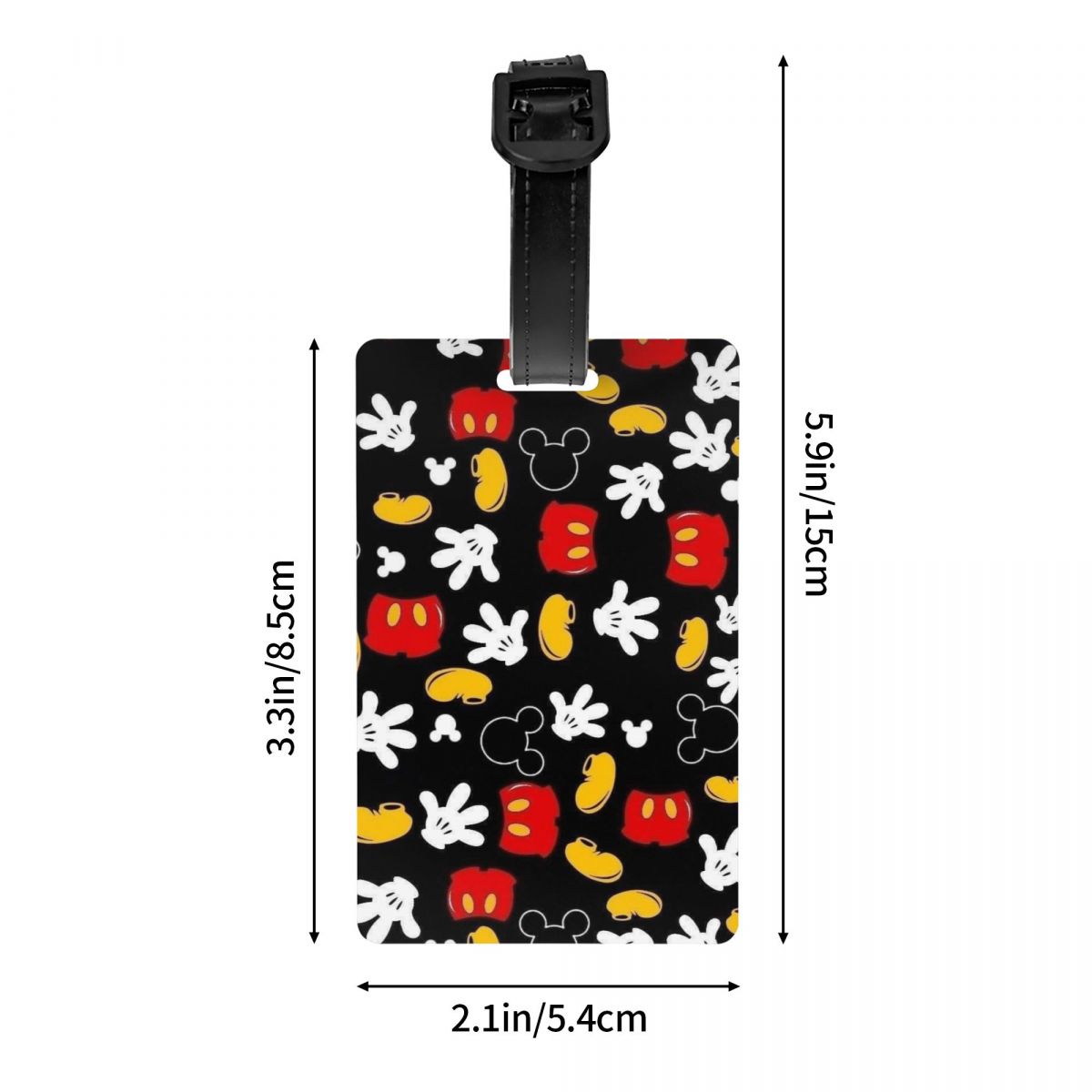 Custom M-Mouse  Luggage Tag fo - Travel Accessories List ulasan dan harga