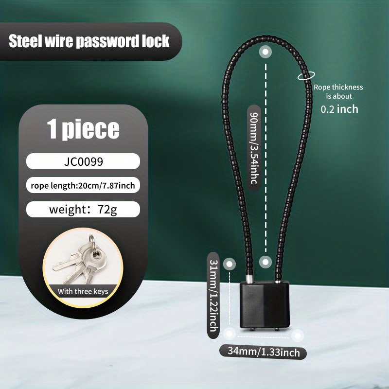 20/28/38cm Luggage Locks, Zinc - Travel Lock Tsa Approved ulasan dan harga