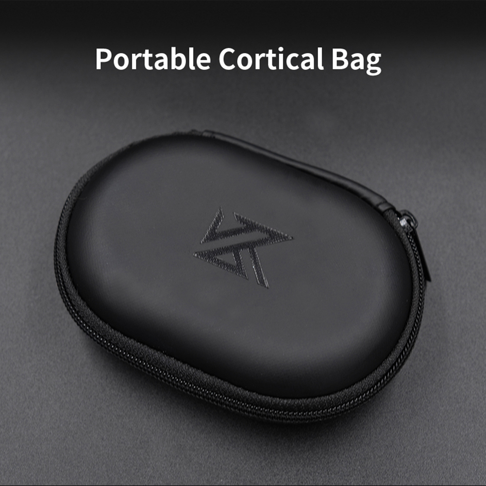 1-10PCS KZ Earphones Case PU L - Travel Accessories Box ulasan dan harga