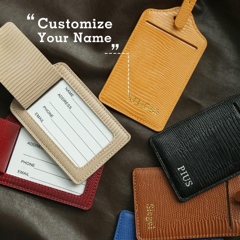 Custom Name Lizard Skin Luggag - Travel Accessories Hong Kong ulasan dan harga