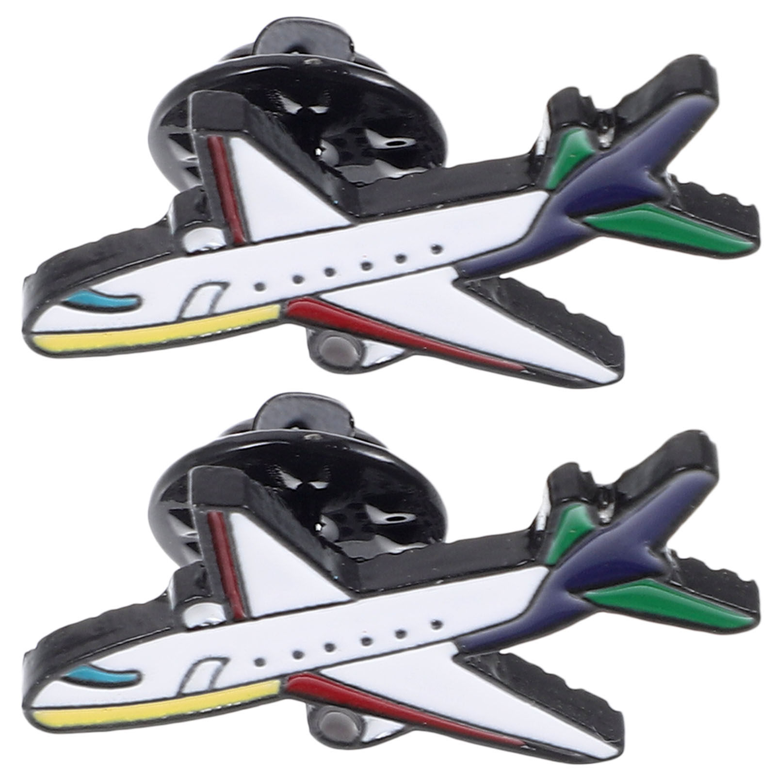2Pcs Airplane Brooch Set Carto - Travel Accessories Ideas ulasan dan harga