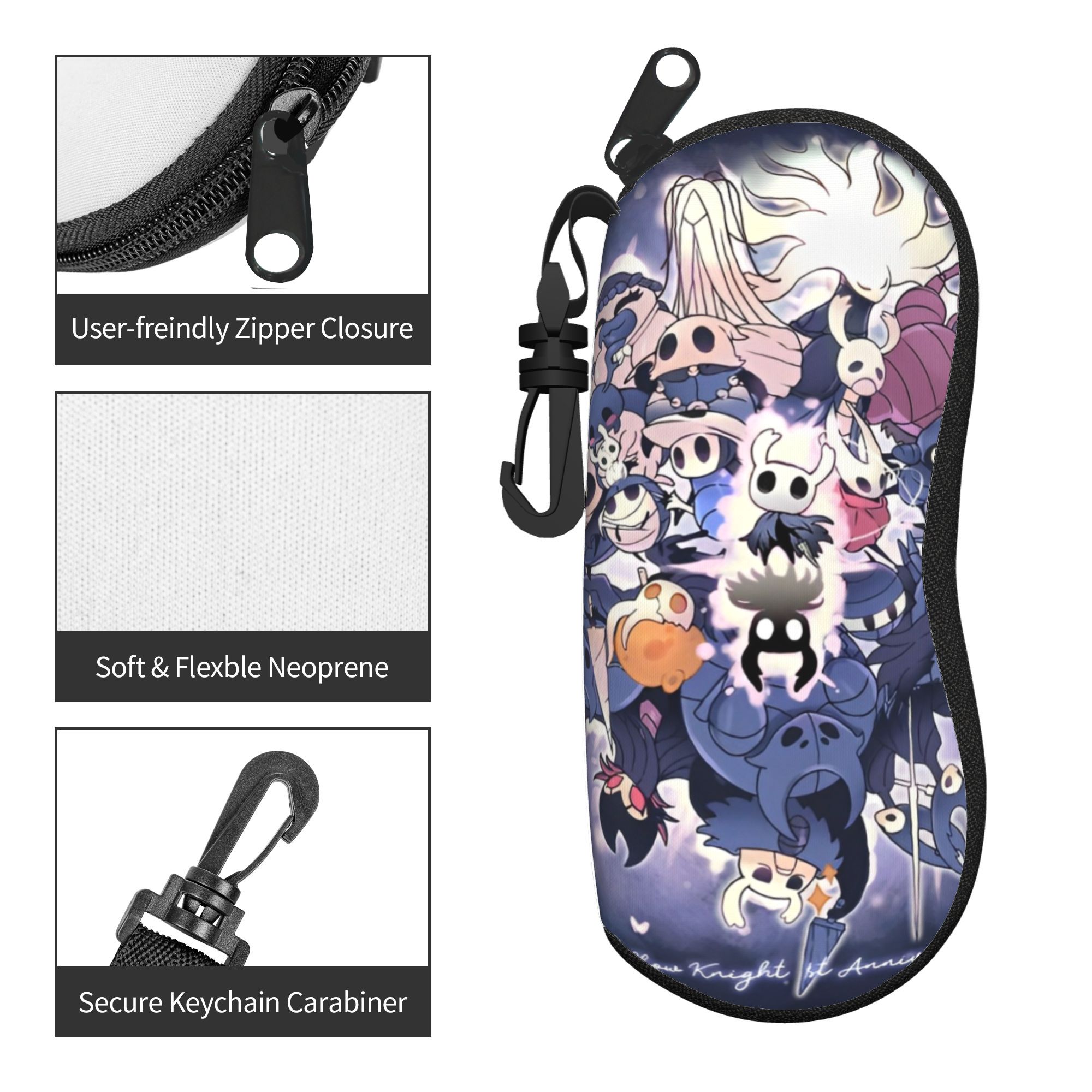 Hollow Knight Glasses Case Cov - Travel Accessories Pouch For Women ulasan dan harga