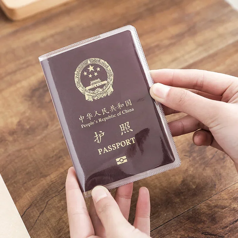 Transparent Passport Cover PVC - Travel Accessories Pouch For Women ulasan dan harga