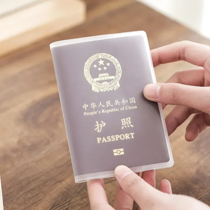 Transparent Passport Cover PVC - Travel Accessories Pouch For Women ulasan dan harga