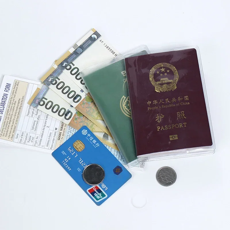 Transparent Passport Cover PVC - Travel Accessories Pouch For Women ulasan dan harga