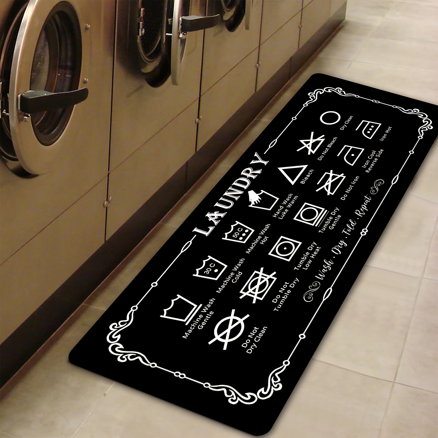 1 Piece Laundry Guide Mat - Bl - Travel Accessories Guide ulasan dan harga