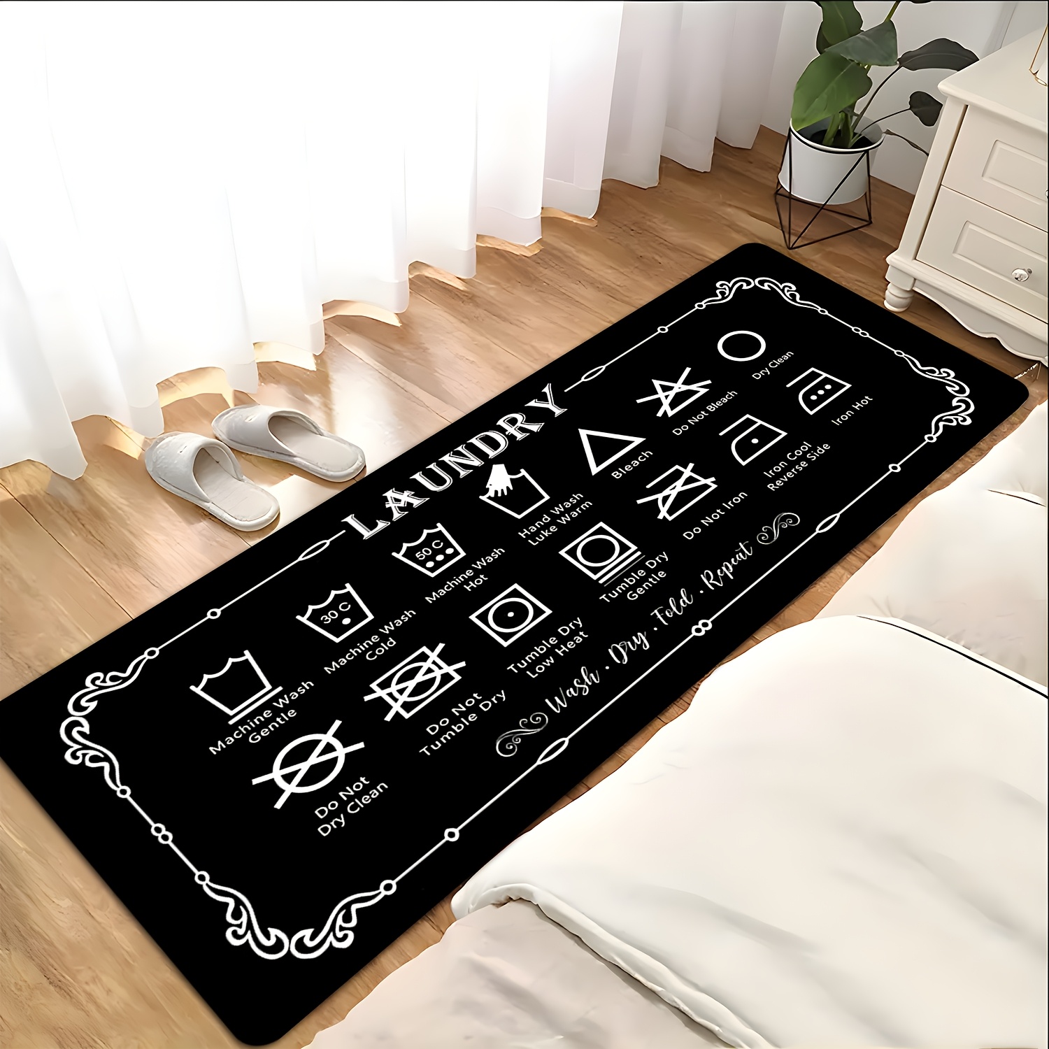 1 Piece Laundry Guide Mat - Bl - Travel Accessories Guide ulasan dan harga