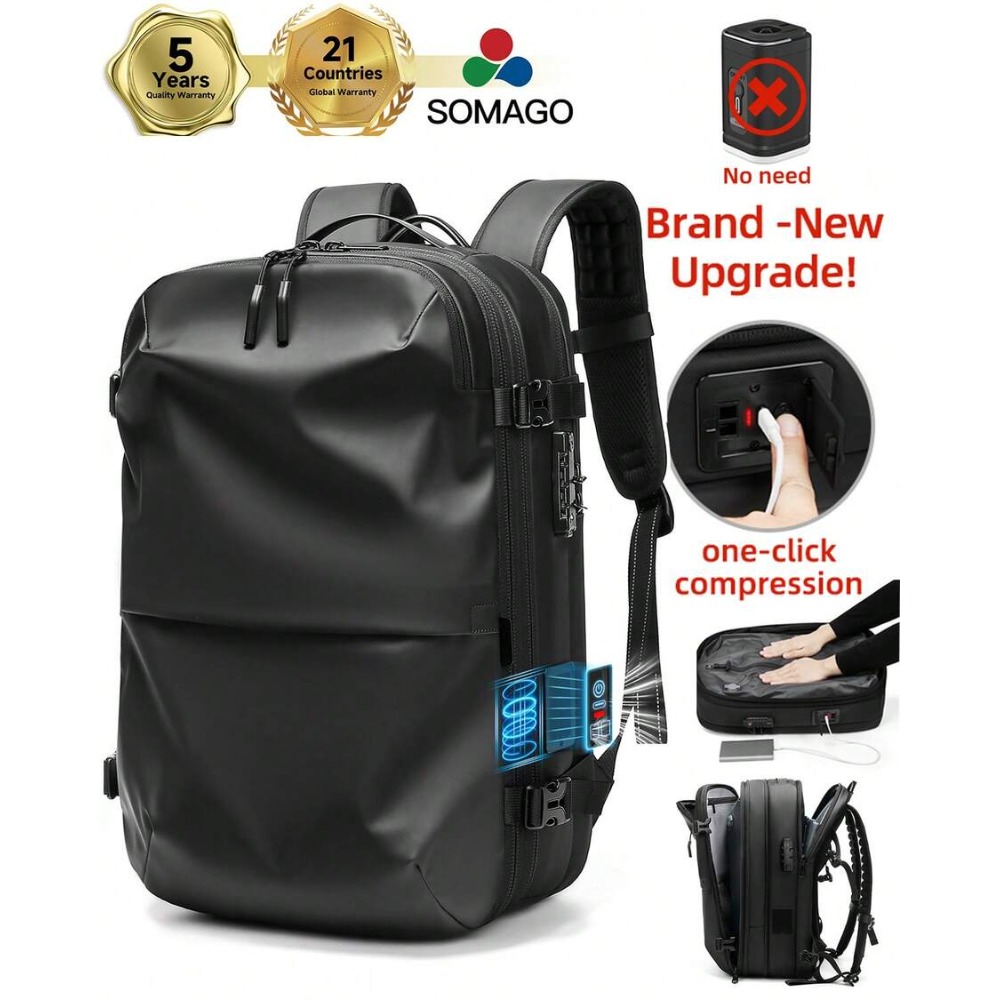 One-Click Expandable Vacuum Co - Travel Lock Tsa Approved ulasan dan harga