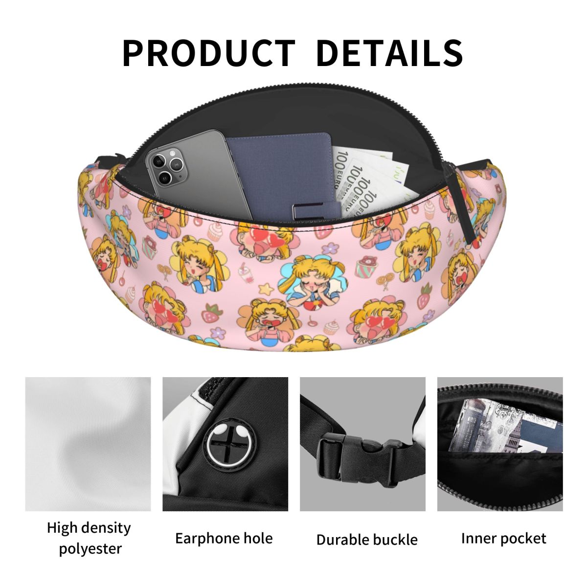 Custom Fashion S-Sailors M-Moo - Travel Accessories Pouch For Women ulasan dan harga