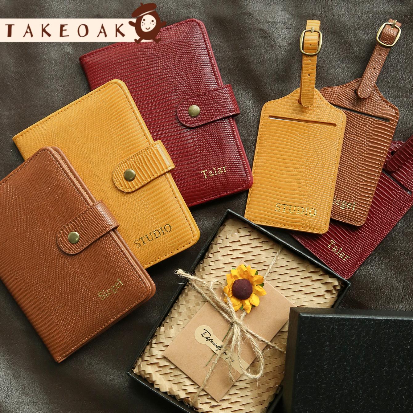 Custom Name Lizard Grain Pu Le - Travel Accessories Hong Kong ulasan dan harga