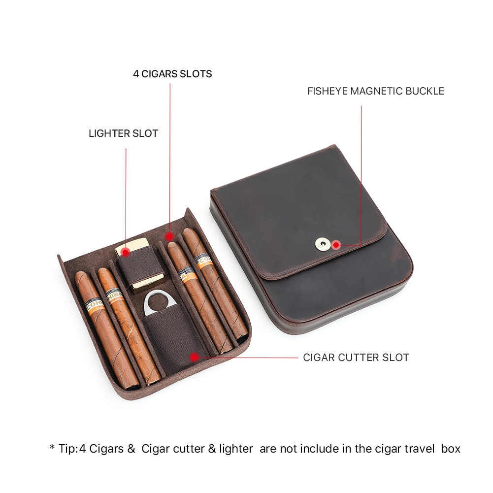 CONTACT'S FAMILY Genuine Leath - Travel Accessories Box ulasan dan harga